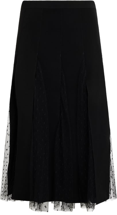 Valentino Elegant and versatile black skirt.