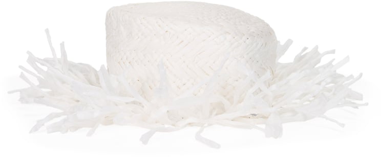 Valentino Elegant white hat, light and breathable.