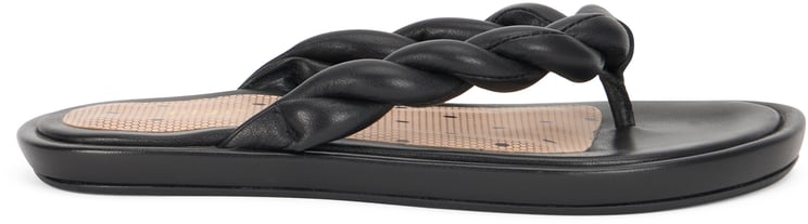 Valentino Leather flip-flops