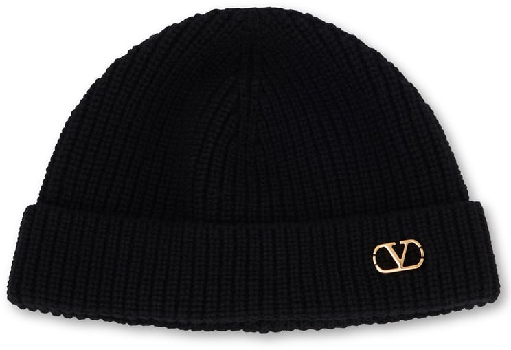 Valentino Knit hat with logo