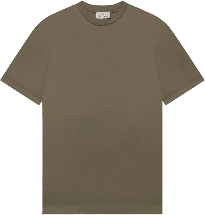 Valenza Valenza Interlock Supima T-shirts Legergroen 1001