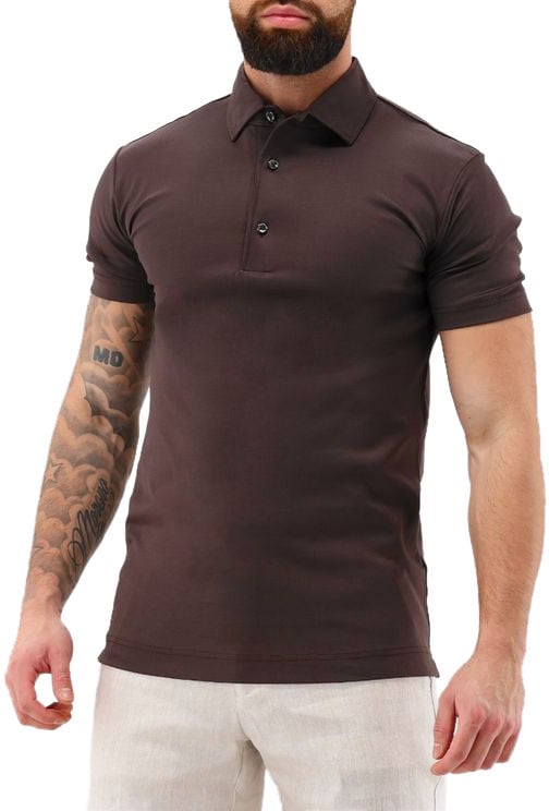 Valenza Valenza Polo Supima Polo Schiller Ebony Brown