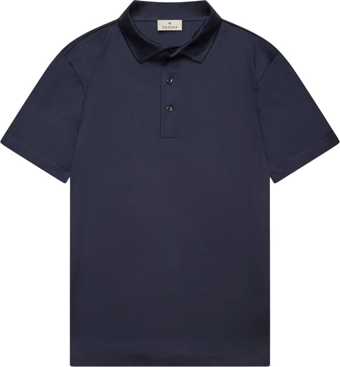 Valenza Valenza Supima Polo Schiller Collar S/s Polos Donkerblauw 1005