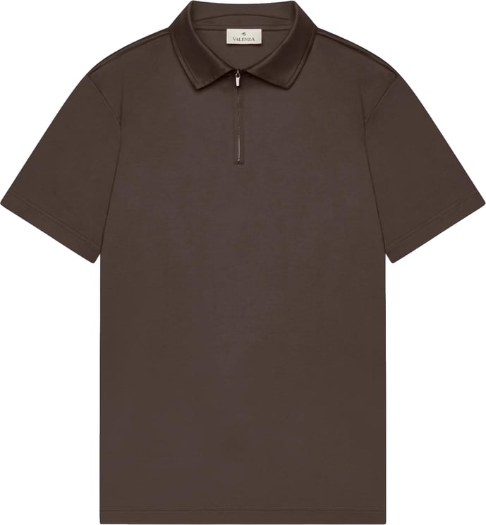Valenza Heren Supima Polo Zip Collar