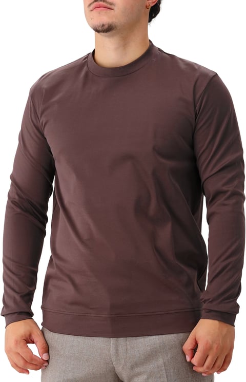 Valenza Valenza Longsleeve Bruin Heavy Supima Sweater