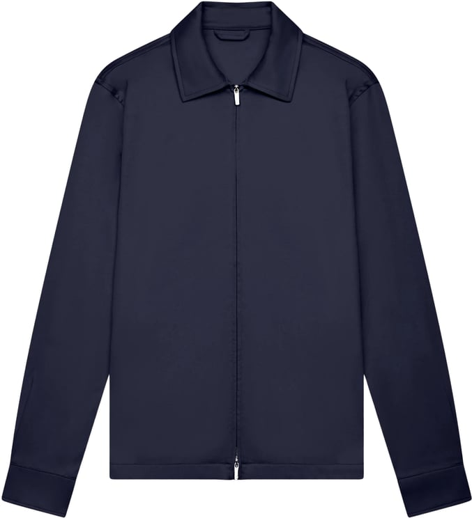 Valenza Valenza Supima Overshirt Overshirts Donkerblauw 1132