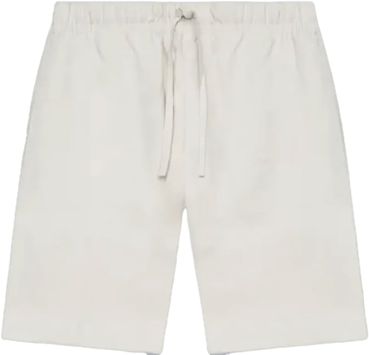 Valenza Sportshorts van linnen met stretch, lichtgrijs