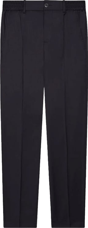 Valenza Stretch wollen broek donkerblauw
