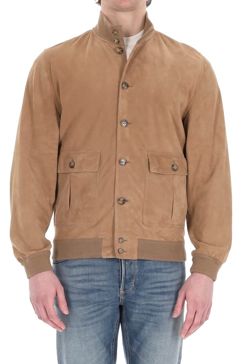 Valstar Classic Suede Jacket with Button-Up Front and Flap Pockets