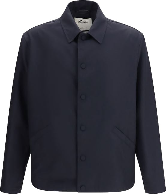Valstar Valstar Blue Wool Oves Aries Full-Length Jacket