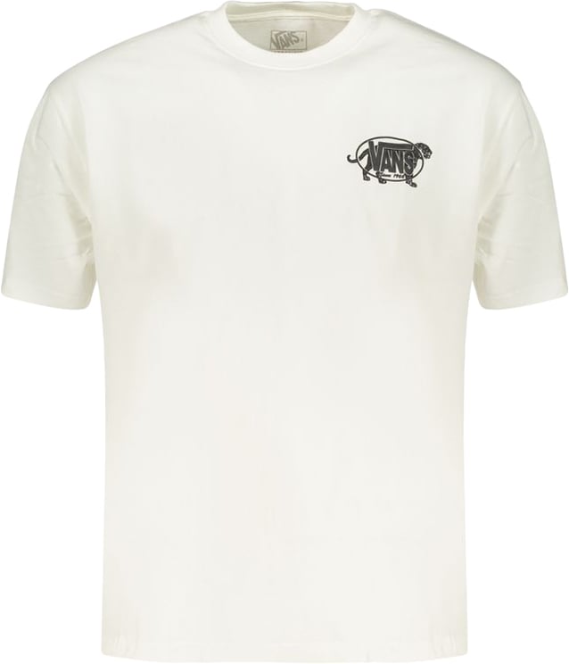 Vans Vans White Cotton Men's T-Shirt