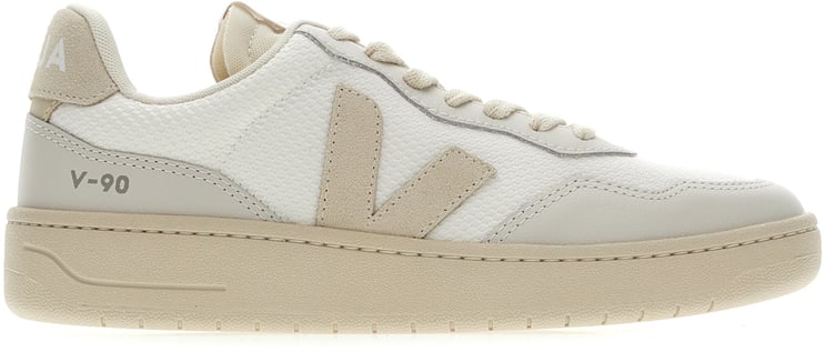 Veja Veja Multicolor leather and mesh V-90 sneakers