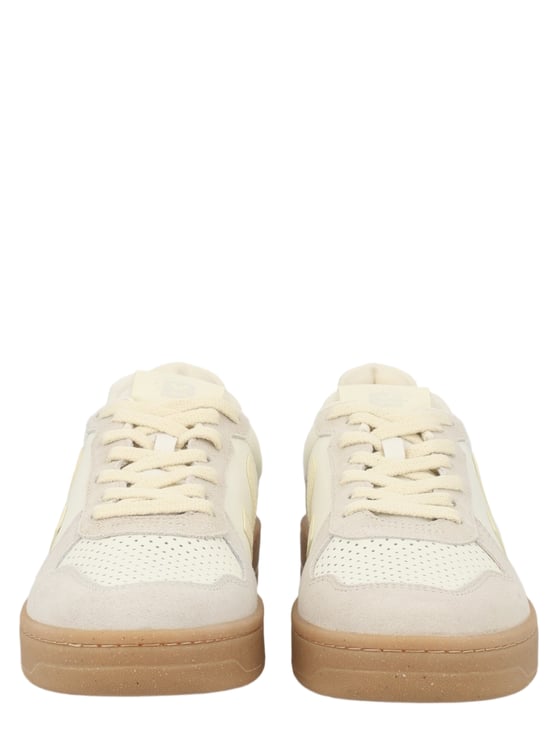 Veja Cream V-82 Perforated Low Sneakers