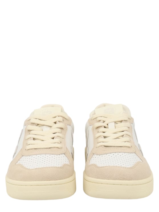 Veja Beige V-82 Perforated Low Sneakers