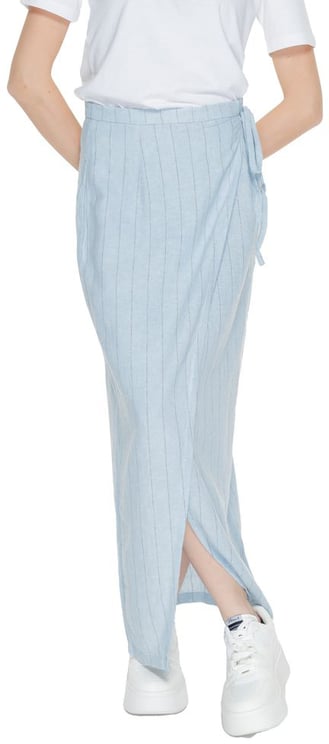 Vero Moda Vero Moda Blue Linen Long Skirt