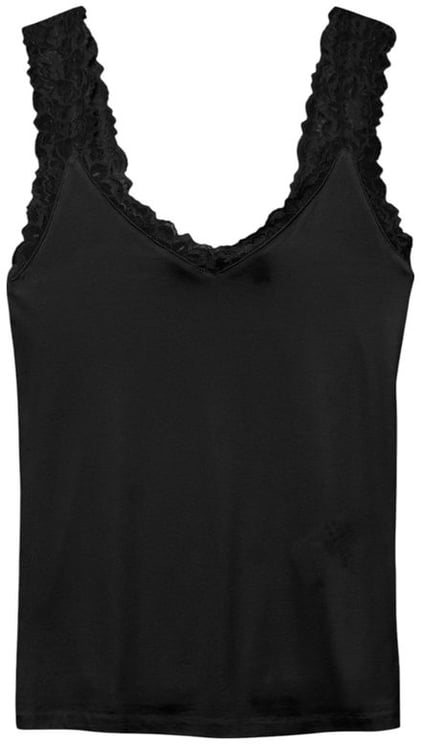 Vero Moda Vero Moda Black Viscose Tank Tops
