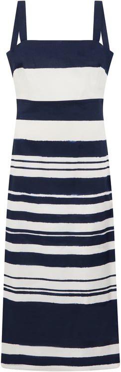 Veronica Beard Striped midi dress