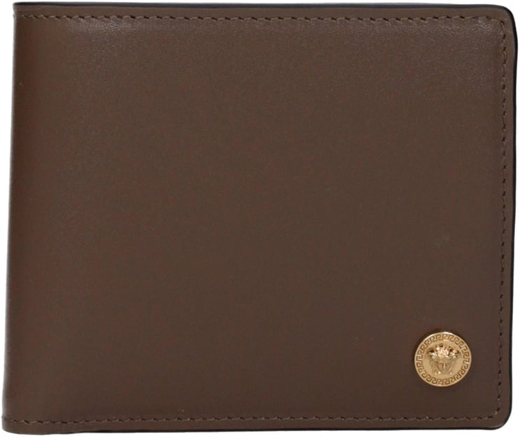 Versace Versace Brown Leather Wallet