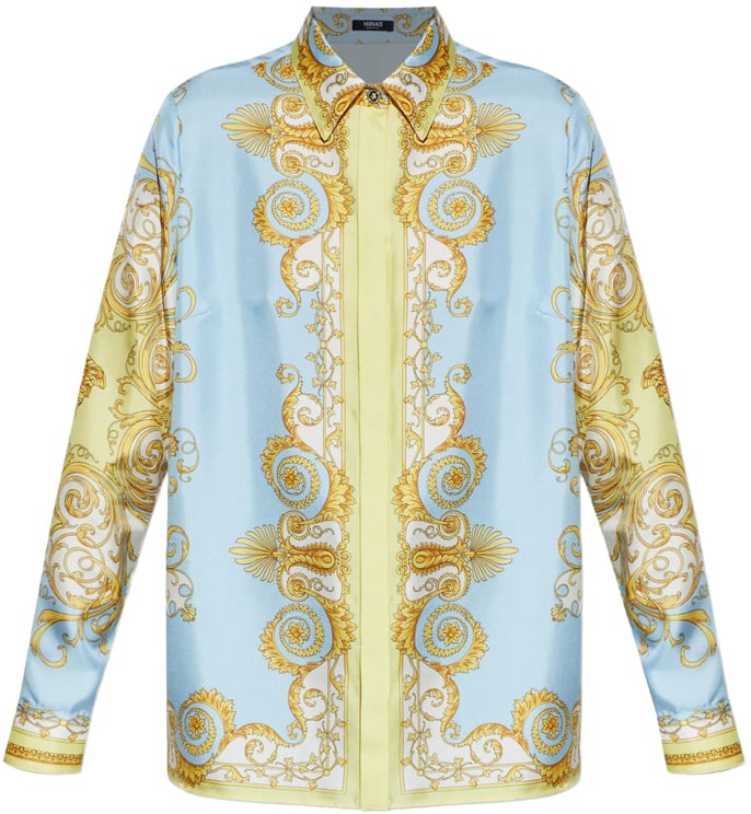 Versace Shirts Light Blue