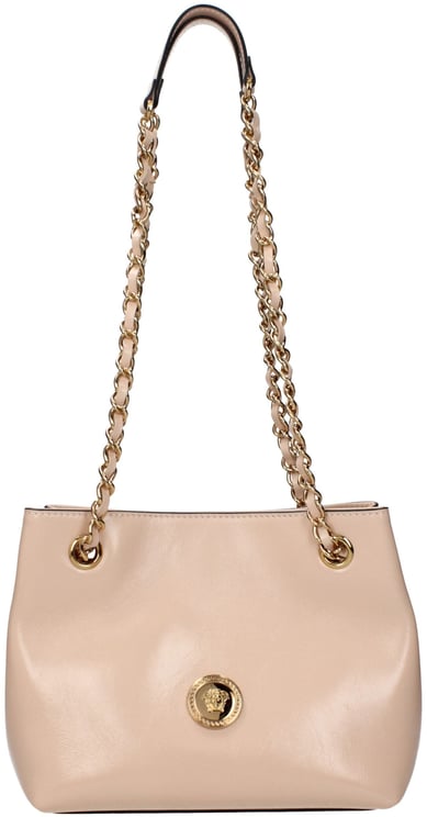 Versace Versace Pink Leather Shoulder Bag