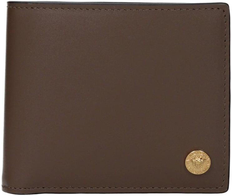 Versace Versace Brown Leather Wallet