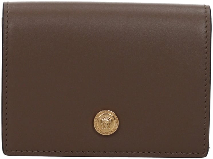 Versace Versace Brown Leather Wallet