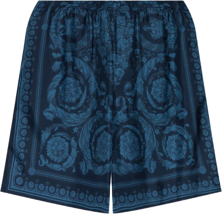Versace Shorts Bleu Pétrole