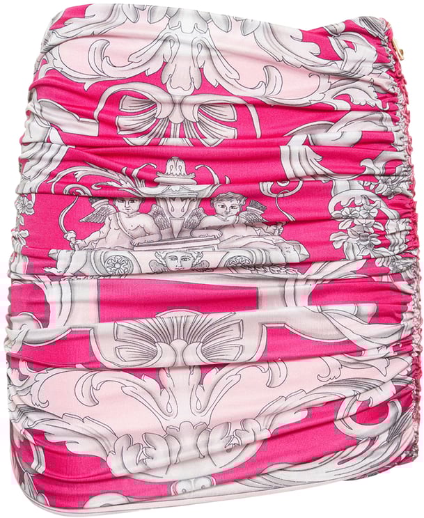 Versace Printed miniskirt