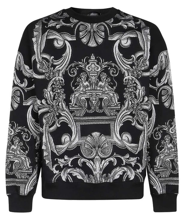 Versace Printed cotton sweatshirt