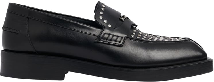 Versace Casual elegant loafers in black leather