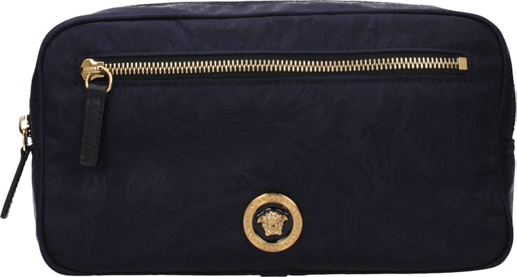 Versace Versace Blue Fabric Backpack