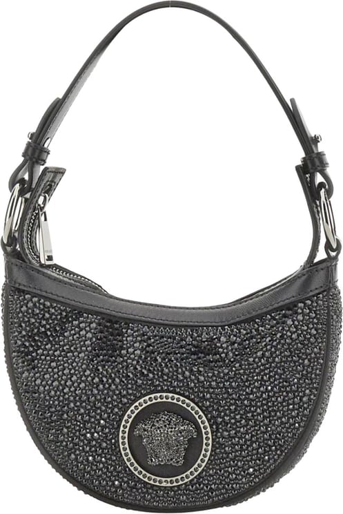 Versace Mini Hobo Bag With Crystals