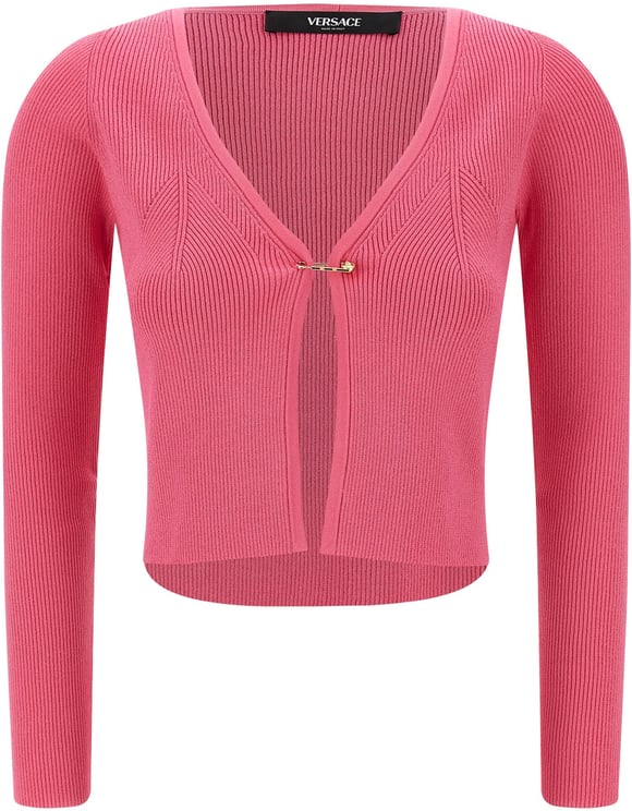 Versace Versace Fuchsia Viscose Cardigan