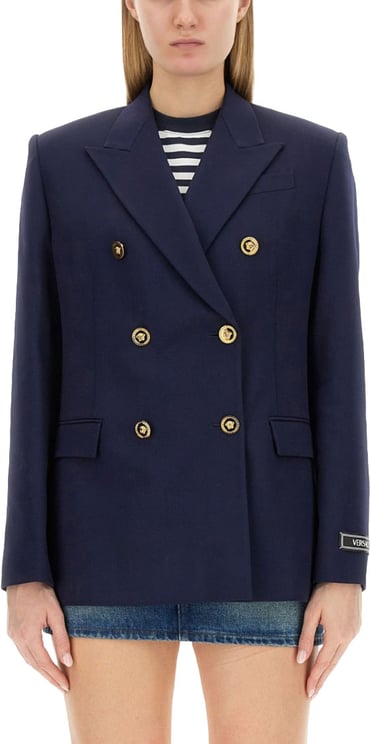 Versace Double-Breasted Blazer
