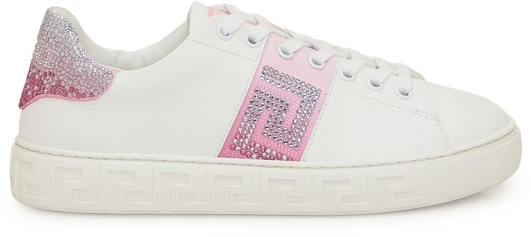Versace Sneaker Greca con Cristalli
