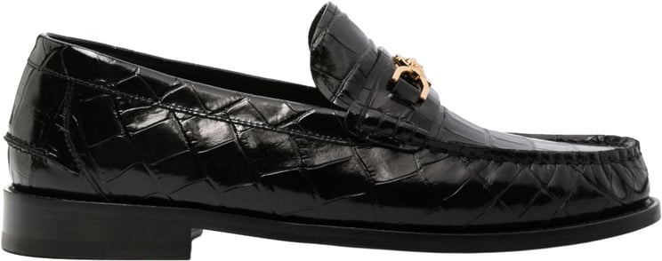 Versace Flat Shoes Black/Gold
