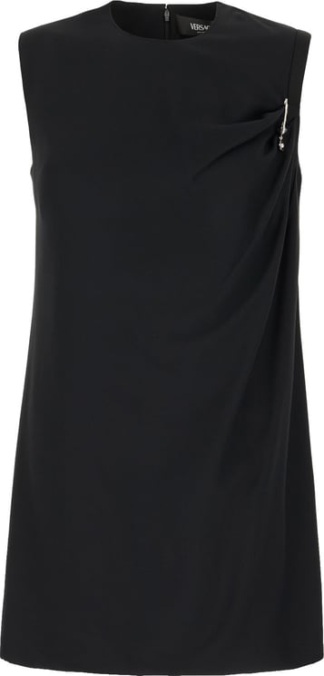 Versace Versace Black acetate blend dress