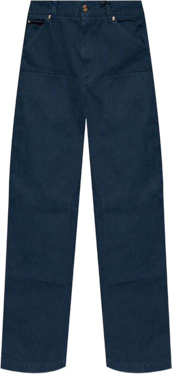 Versace Trousers Blue Pétrole