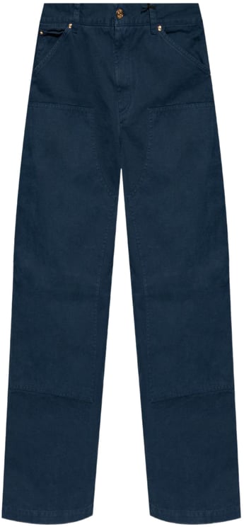 Versace Trousers Blue Pétrole