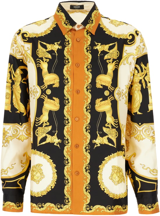 Versace Versace Printed silk shirt