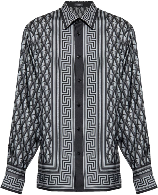 Versace Shirts Dark Anthracite