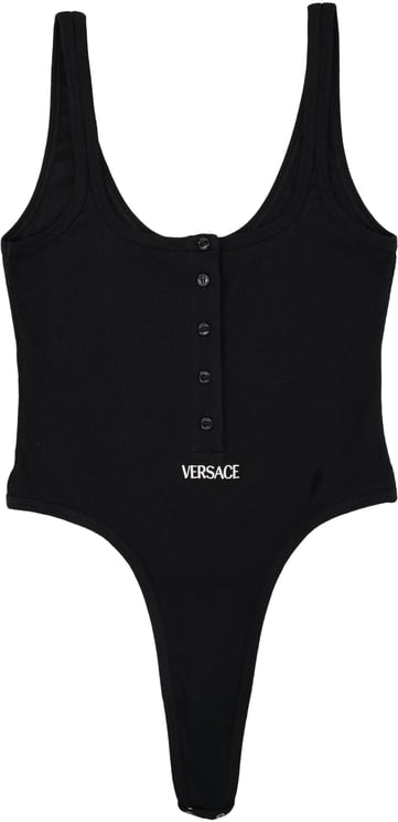 Versace Body Rib Cotton Nero