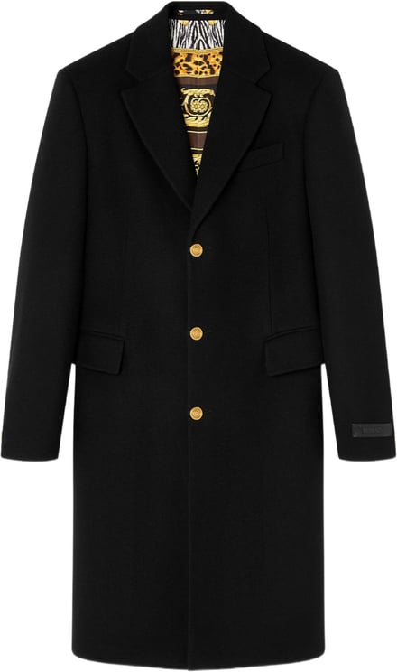 Versace Coats Black