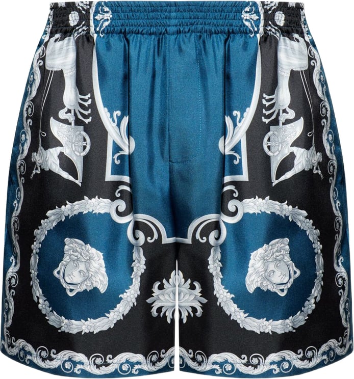 Versace Shorts Blue Pétrole / Black