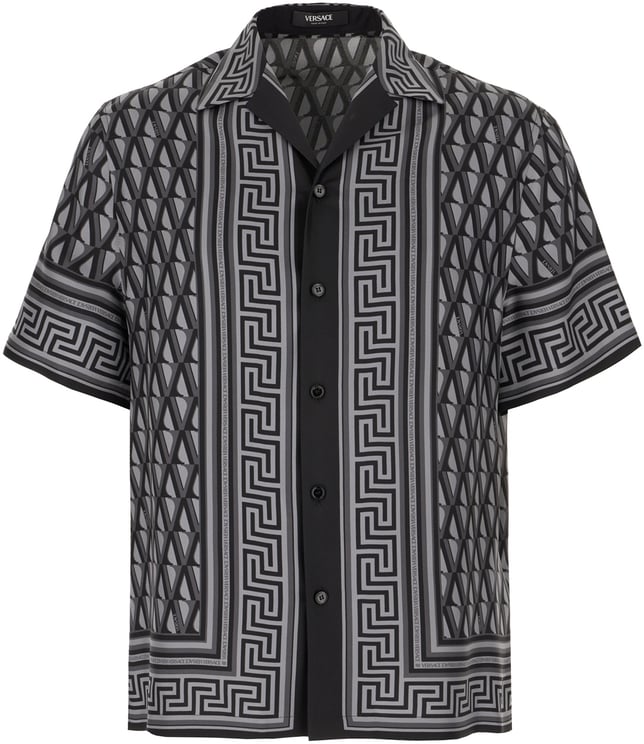 Versace Versace Printed silk shirt