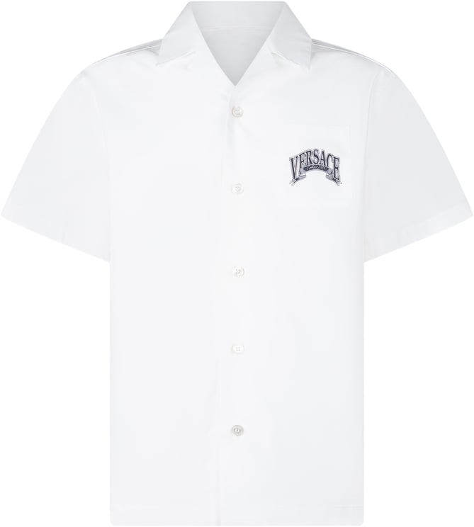 Versace Camicia Informale con Colletto e Tasca con Logo