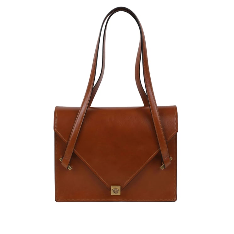 Versace Severine Leather Shoulder Bag