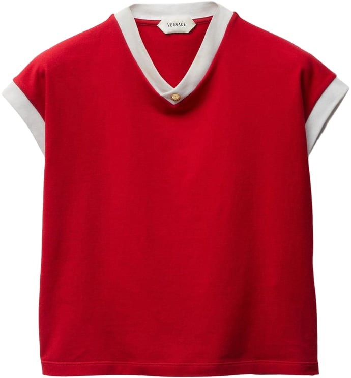 Versace T-Shirts And Polos Red