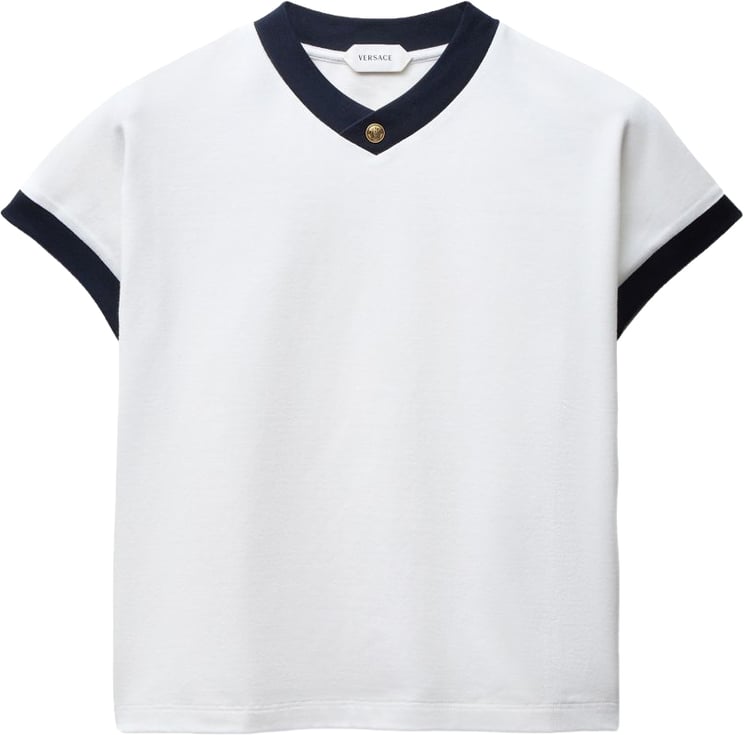 Versace T-Shirts And Polos White