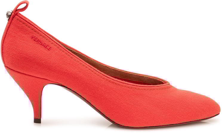 Versace Décolleté con Punta Affusolata e Tacco Medio